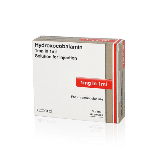 VITAMIN B 12 HYDROXOCOBALAMIN 5mg/2ml
